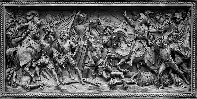 Image of feudal period battle